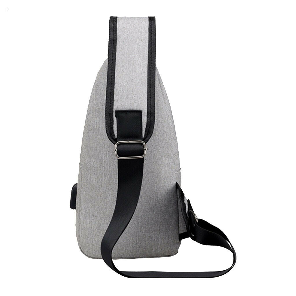 3Pack Mens Sling Bag Anti Theft Outdoor Casual Lightweight Message Bag
