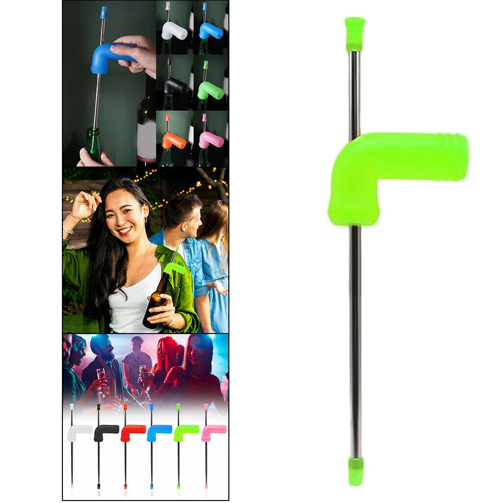 Plastic Beer Snorkel Dispenser Drink Bong Bar Club Entertainment Beverage