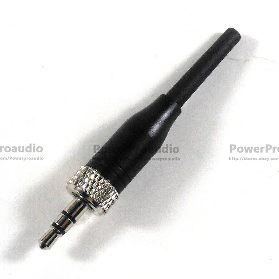 4pcs black 3.5mm Stereo Screw Lock Connector for Sennheiser EW100 EW300 EW500