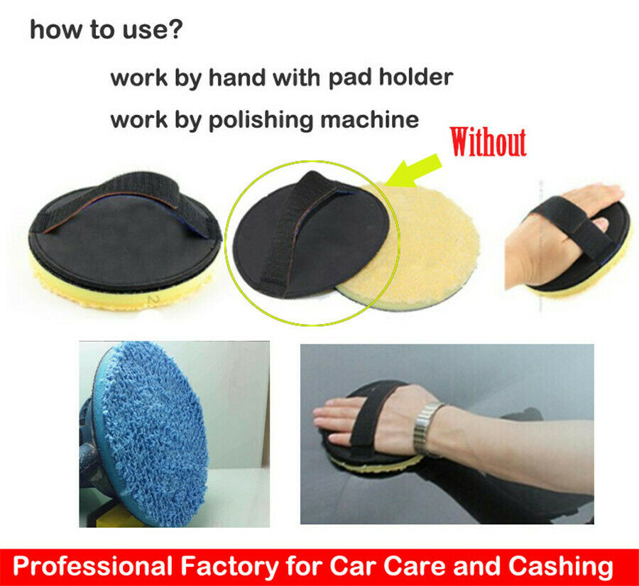 Microfiber Cutting Pad Buffing Remove Moderate Paint Car Care 4" Polishing Pad