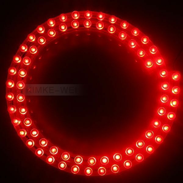 72cm Red LED Flexible Neon Strip Light Car Van 12V