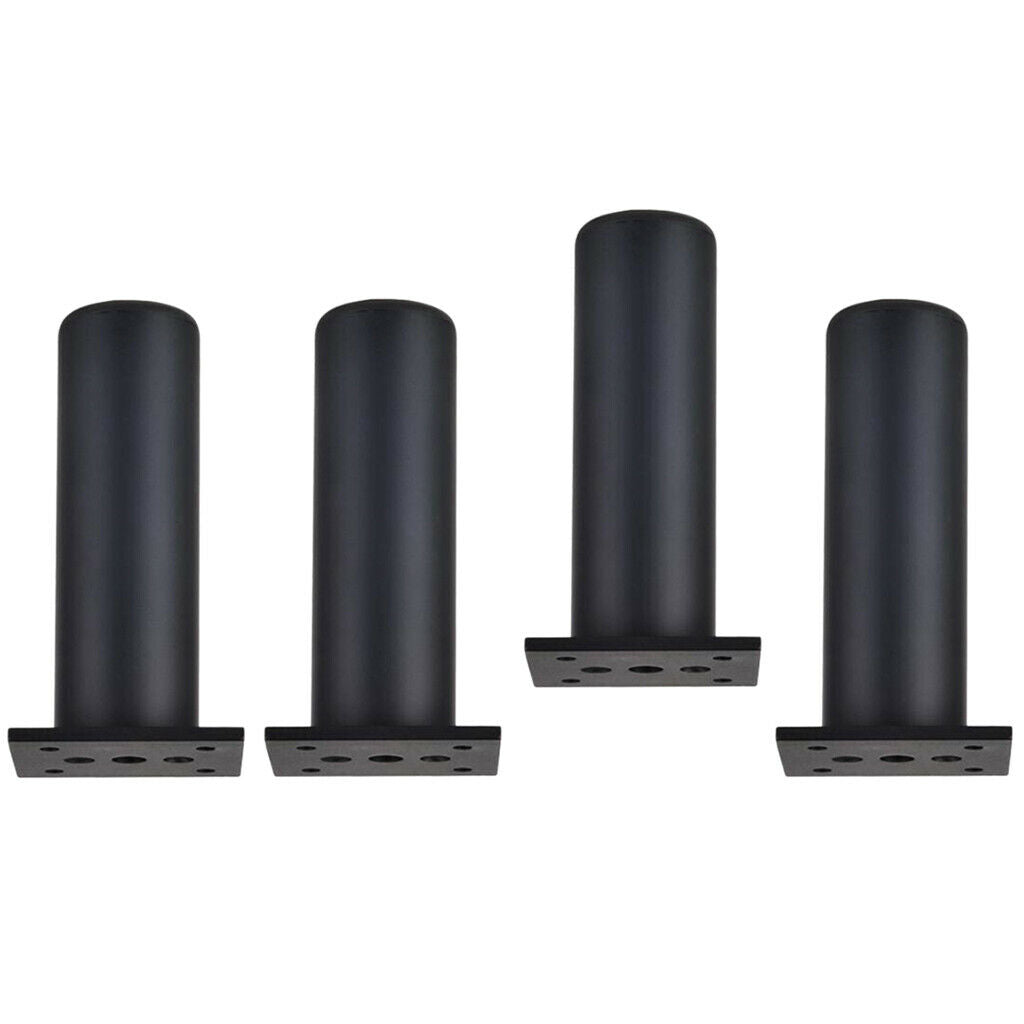 4PCS Round Cabinet Sofa Couch Furniture Legs Adjustable Aluminium Alloy Feet