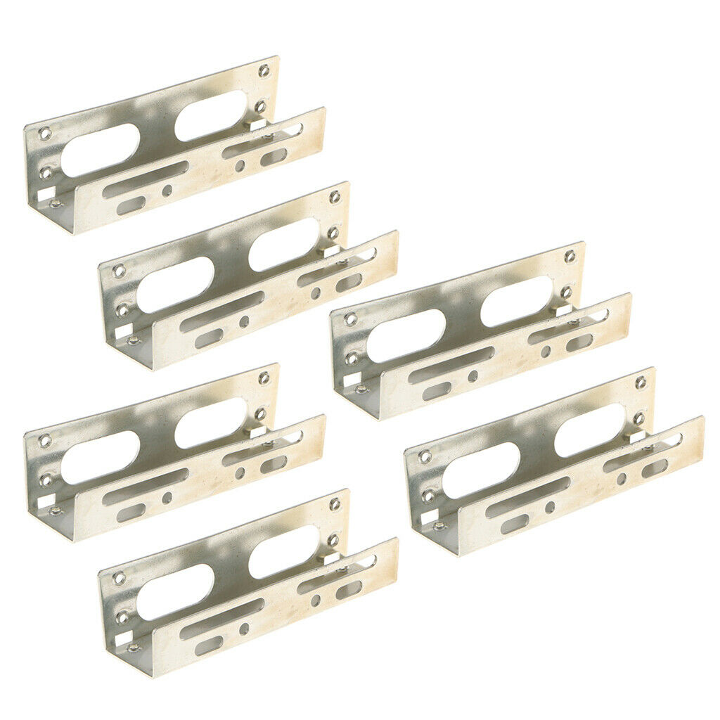 3Pcs 3.5" to 5.25" Bay Hard Disk Drive HDD Mounting Bracket for PC