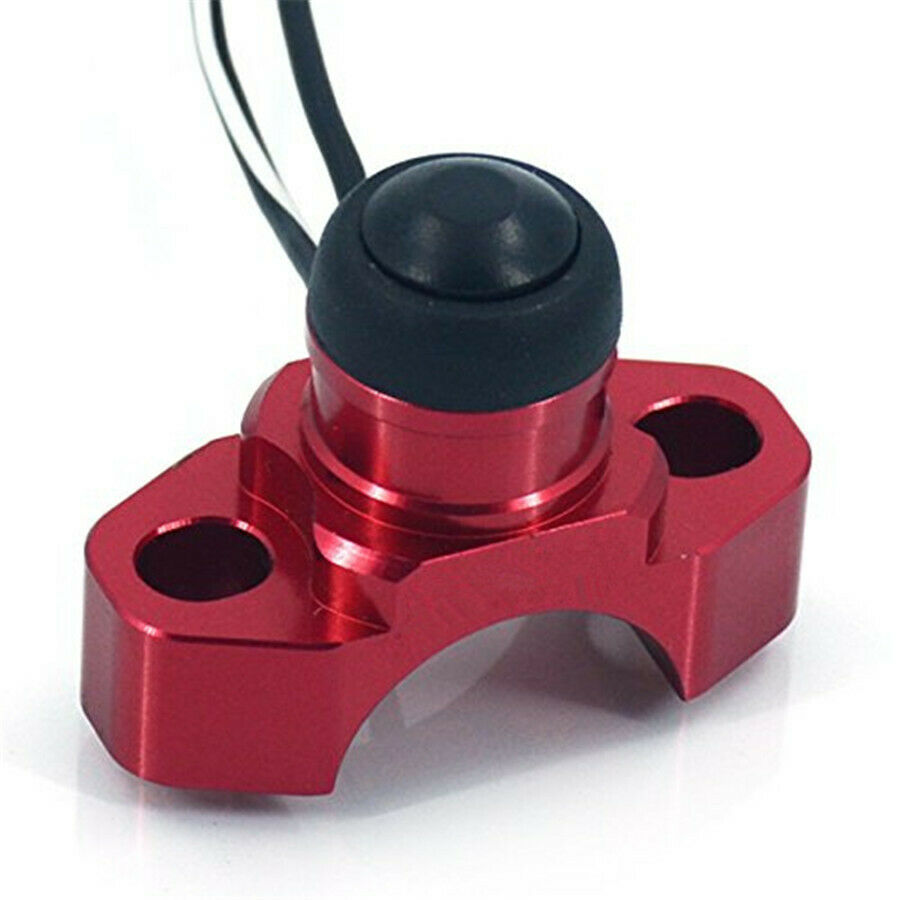 Aluminum Billet Engine Stop Kill Switch Button For 12V ATV Quad Moped Scooter