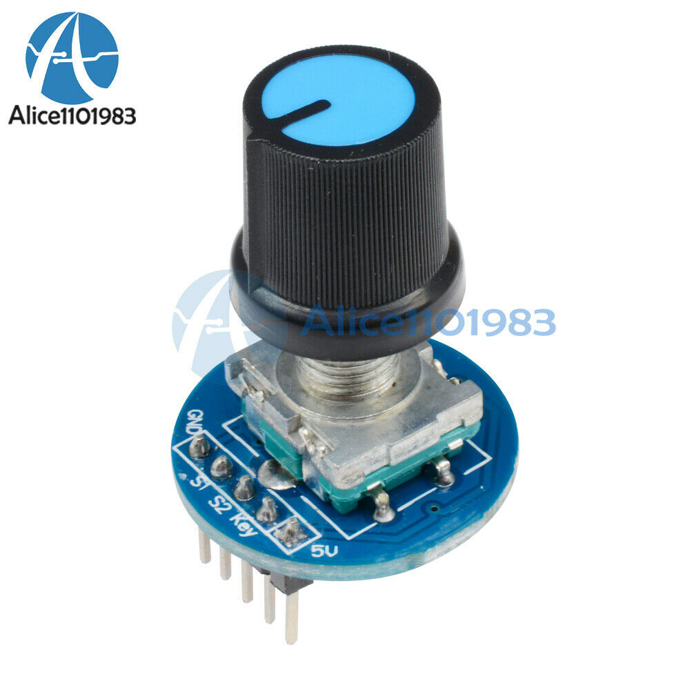 2PCS Rotary Encoder Module Rotating Potentiometer Knob Cap Digital Control 5V