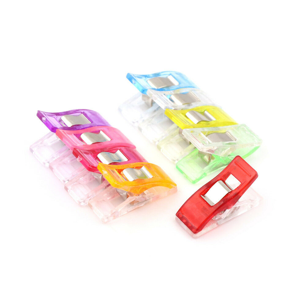 20PCs Plastic Clip Clamps For Patchwork Sewing Quilt Clip Tools Food Bag Clip Tt