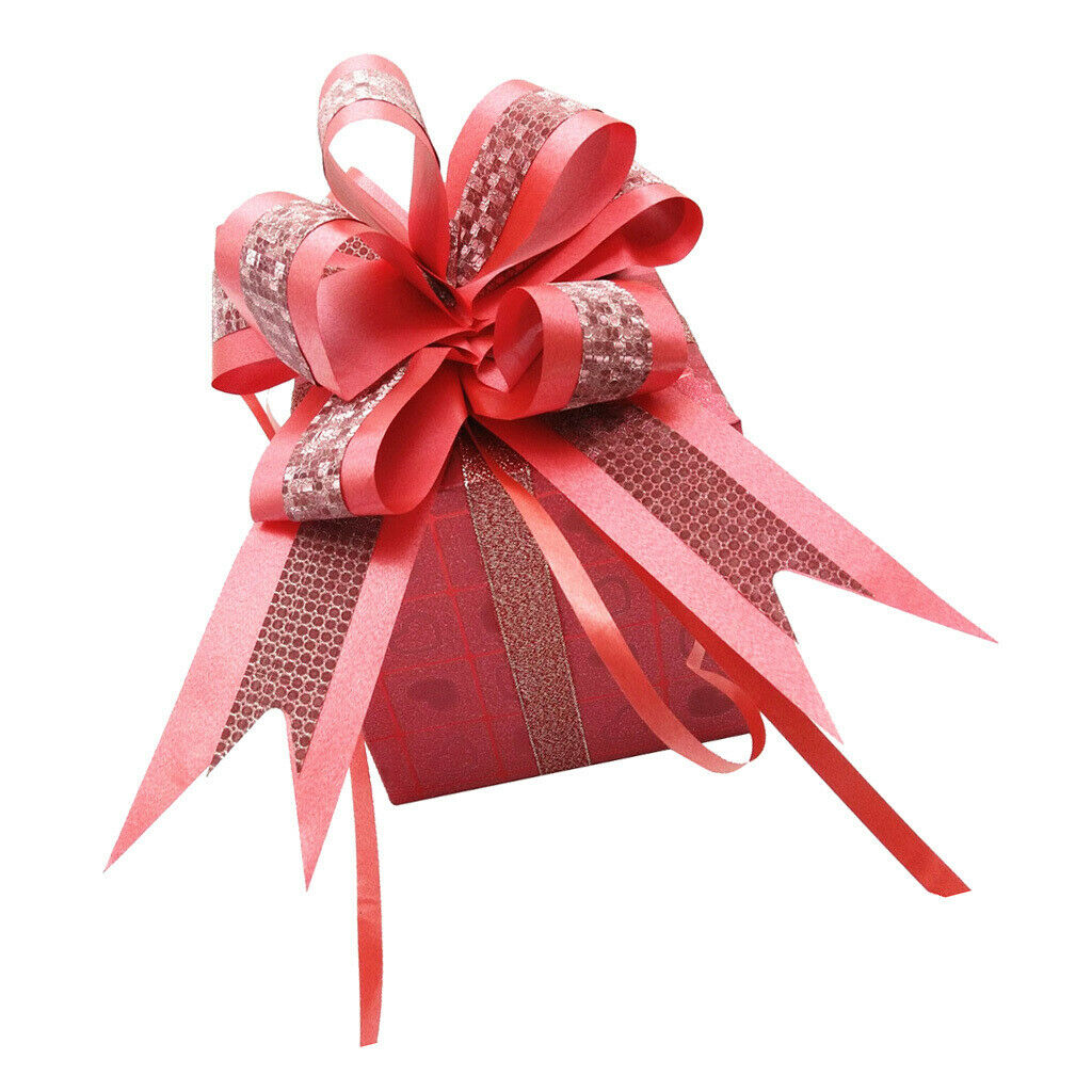 Christmas Paper Gift Box Ornament Xmas Tree Hanging Decoration Red 22cm