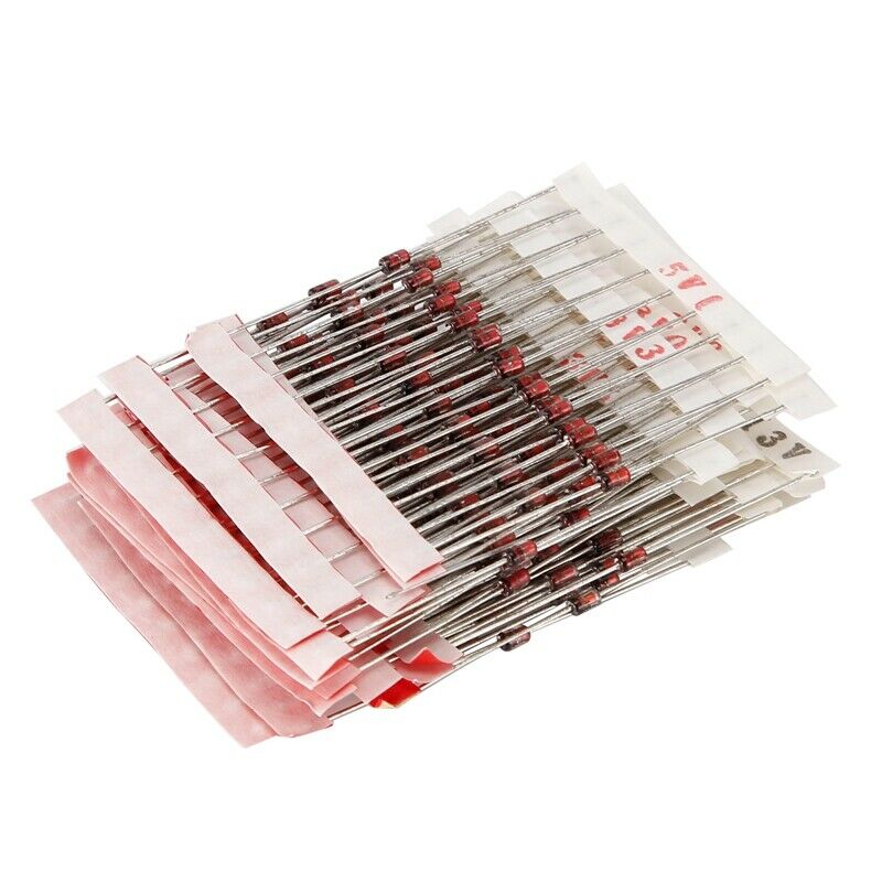 1W (3V To 33V) 250 Pcs 25 Values 1W Zener Diode Assorted Kit Assortment Set V8D6