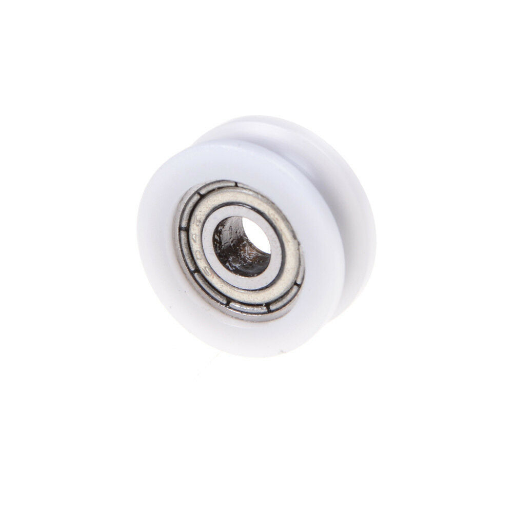 New 4*15*6mm U Groove Metal Shield Nylon Pulley Wheels Roller Ball Bearin.l8