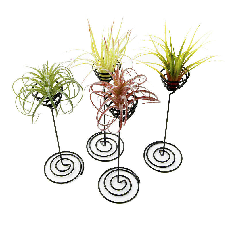 Metal Art Air Pineapple Base Plant Flower Pot Rack Decor Landscape Access.l8