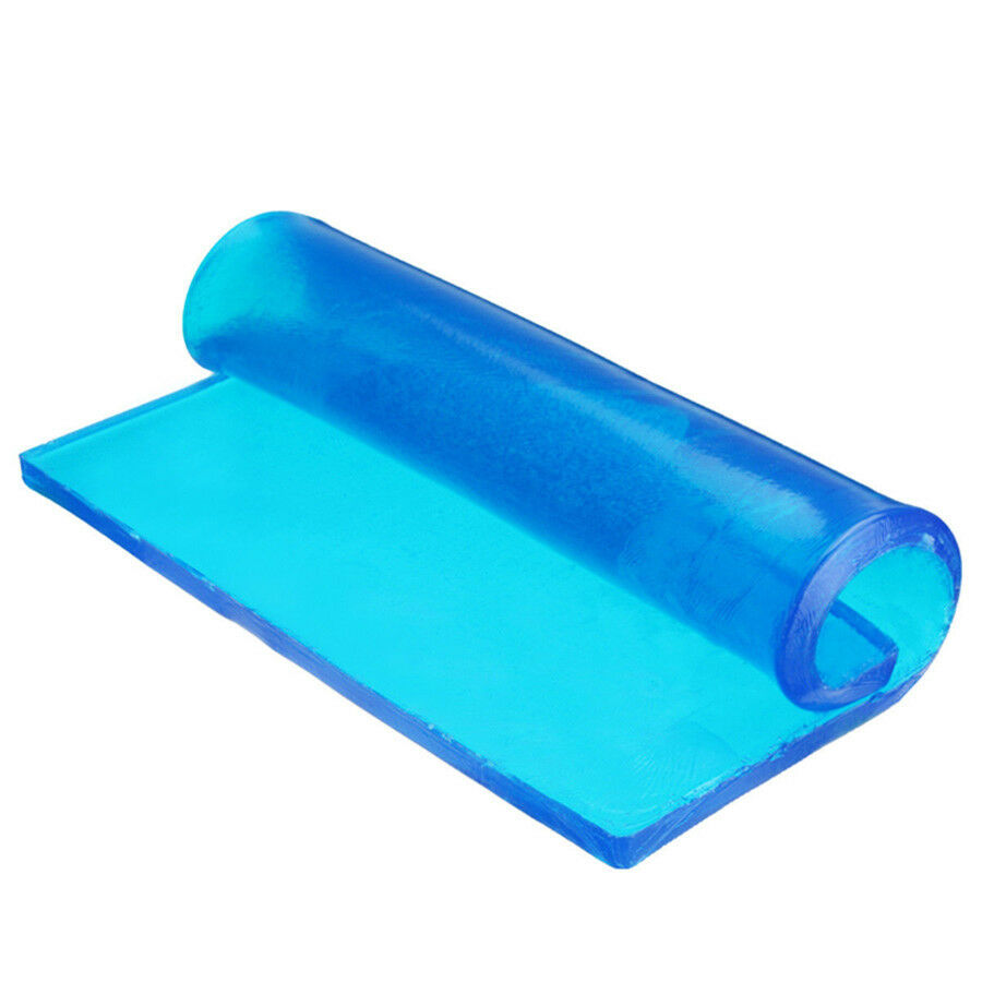 Motorcycle Seat Gel Pad Blue Shock Absorption Mats Comfortable Cushion 25*25*2cm