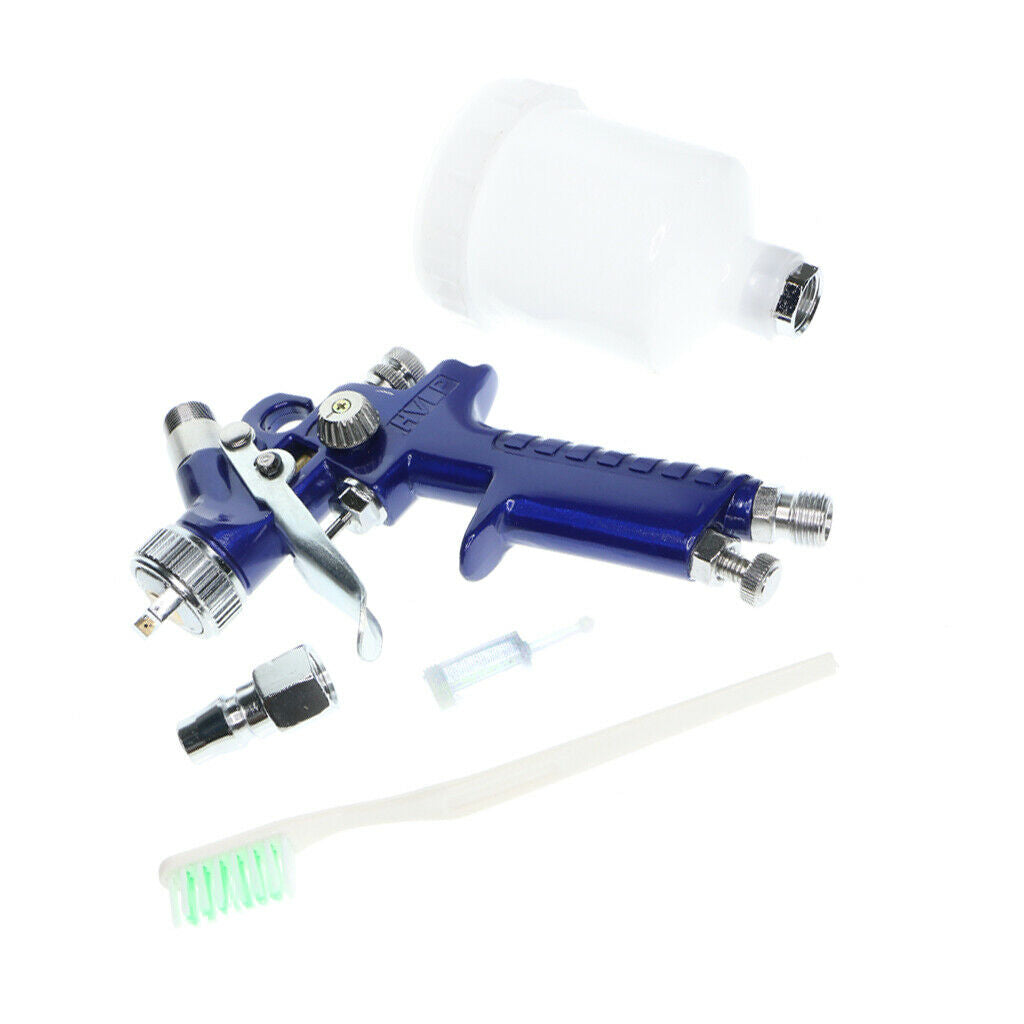 Air Spray Gun HVLP Gravity Touch Up Paint Sprayer Car Detail Repair 0.8mm Nozzle