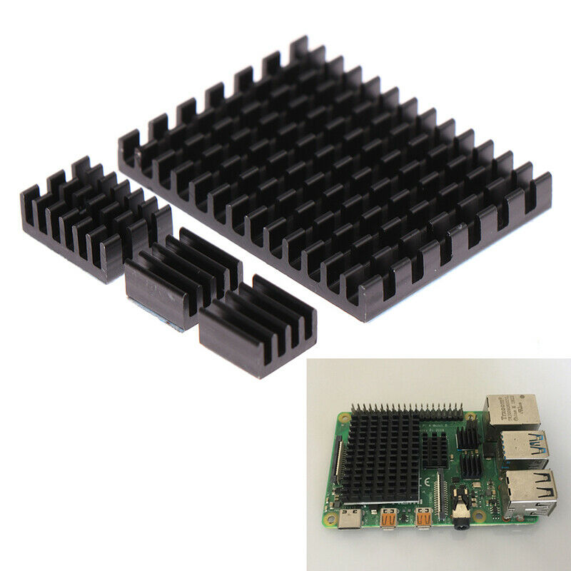 4PCS /Lot Aluminum Heatsink with Thermal Tape for Raspberry Pi .l8