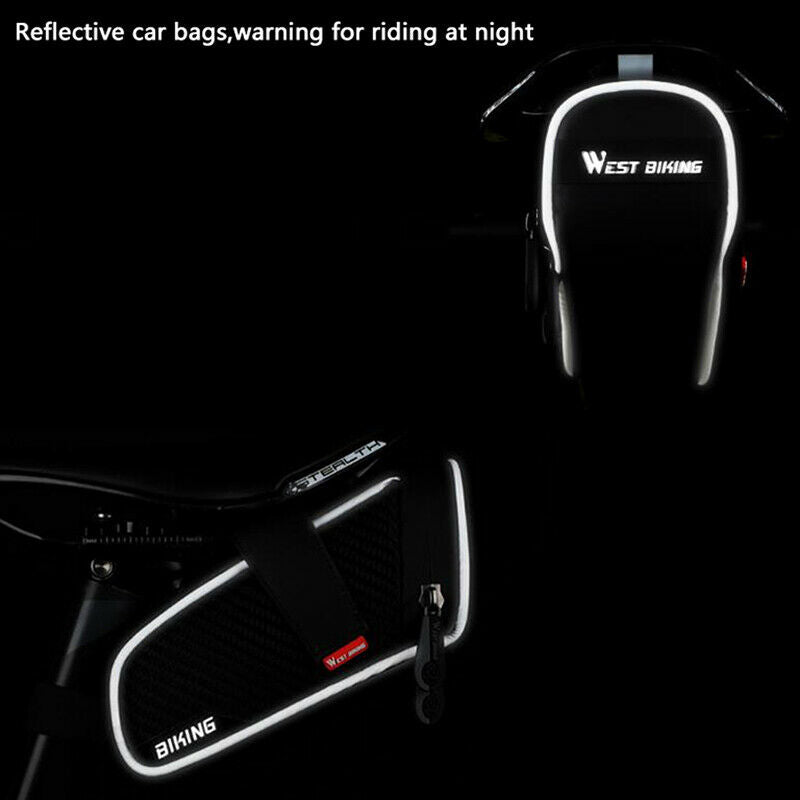 Waterproof Mountain Road Cycling Saddle Bag Bicycle Bike Under SeatBDAU