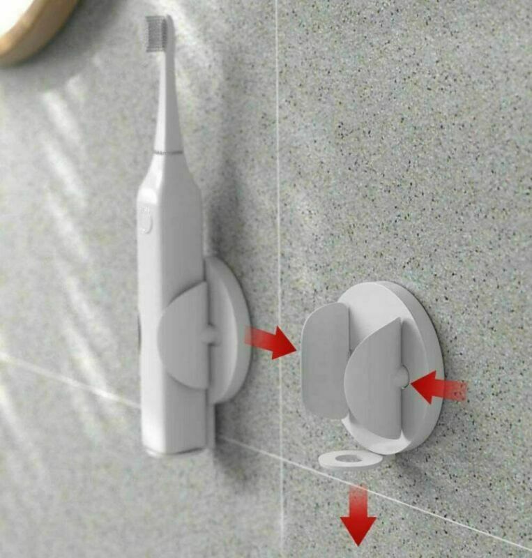 Anti-slip Wall Mounted Electric Toothbrush Stand Release Gravity Holder Bathroom
