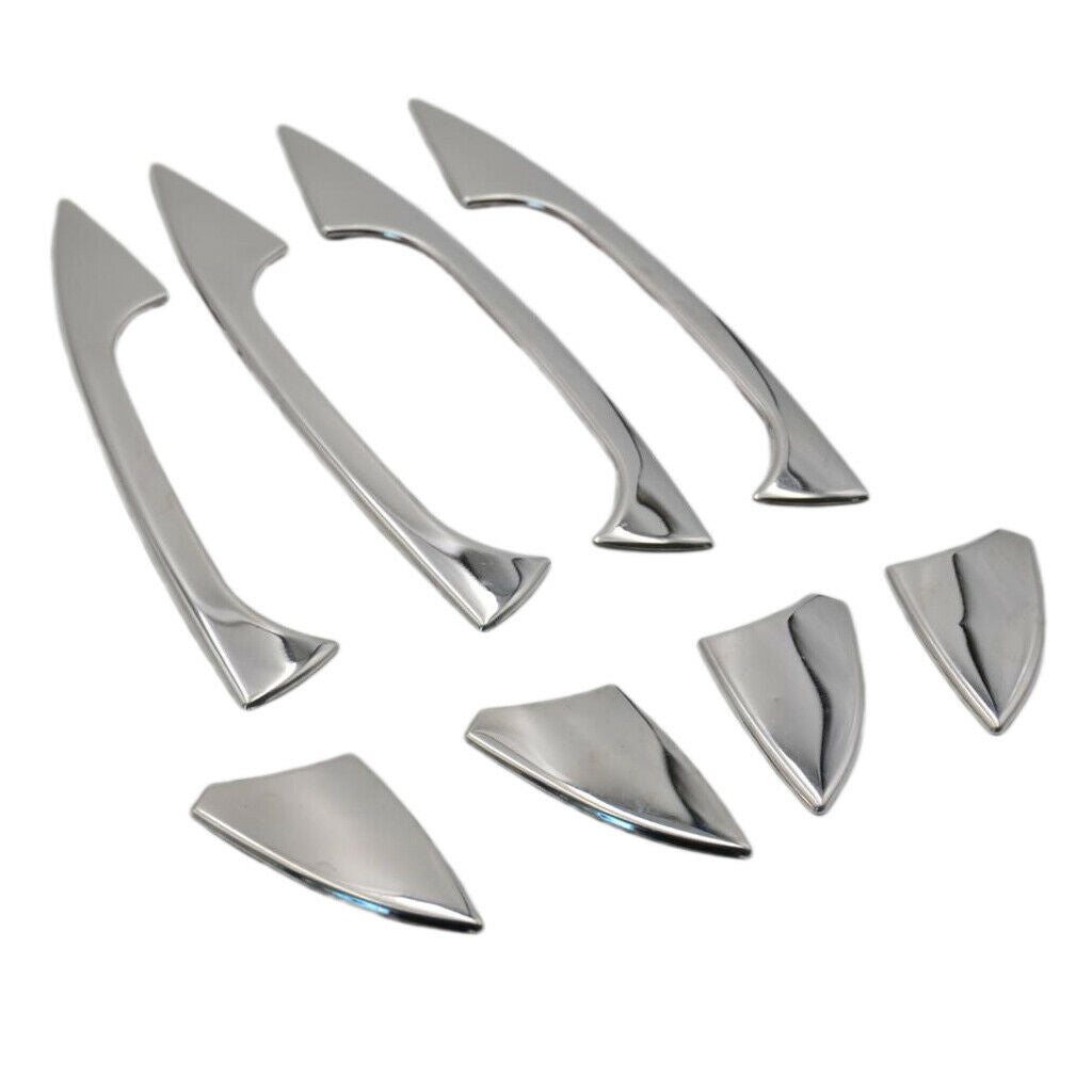 8 Pieces Chrome Door Handle Covers Trim For Benz B/C/E/GLK/ML/CLA W117