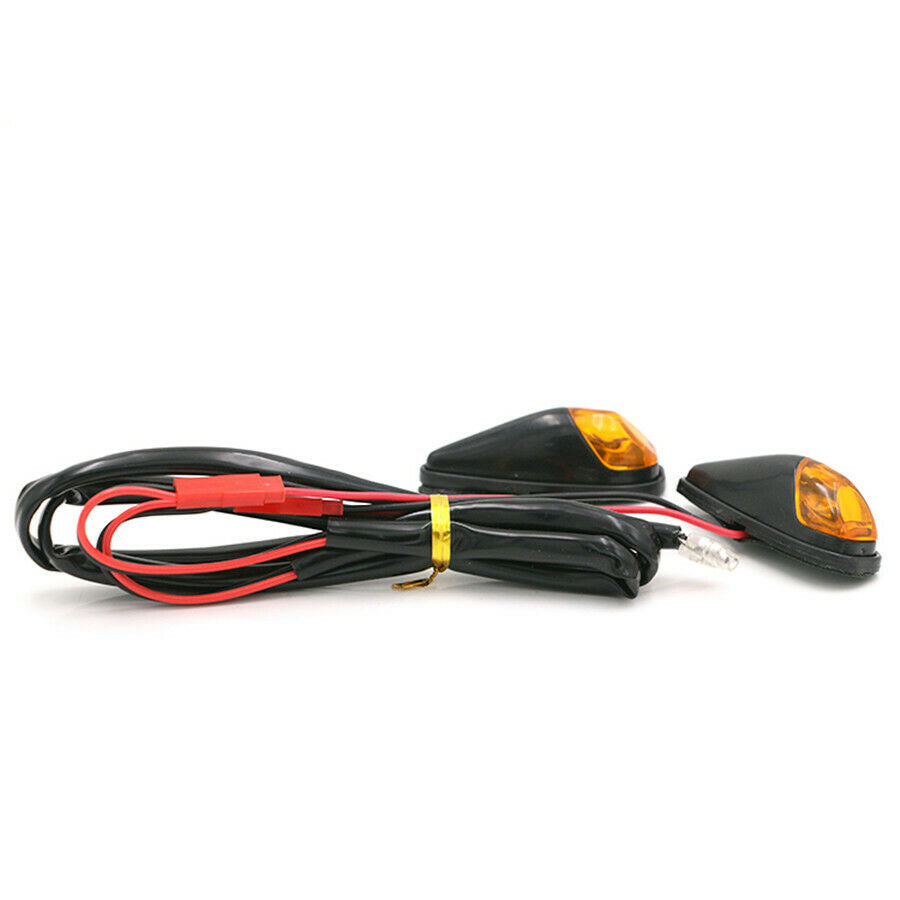 Supper Bright Amber 2pcs 12V Motocycle Turn Signal Lights Adjustable Removable