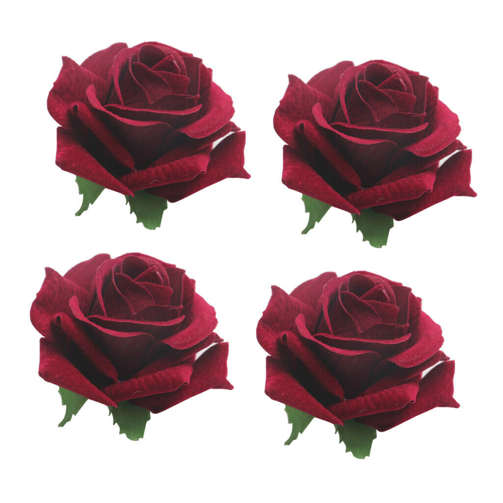 40set Artfifical Flower Bridal Hand Flower Corsgae Flower Sewing Craft Decor