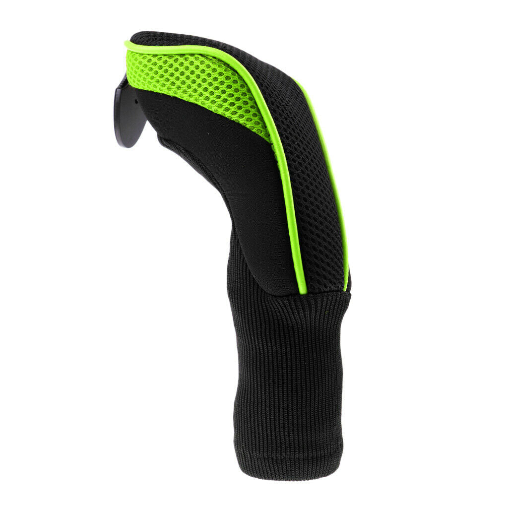 3Pcs Utility Hybrid Golf Club Head Cover Long Neck Headcovers with