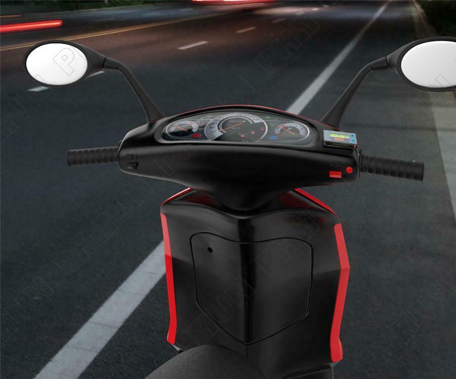 Motorcycle LCD Intelligent Voltmeter Thermometer Electricity Display Meter Gauge