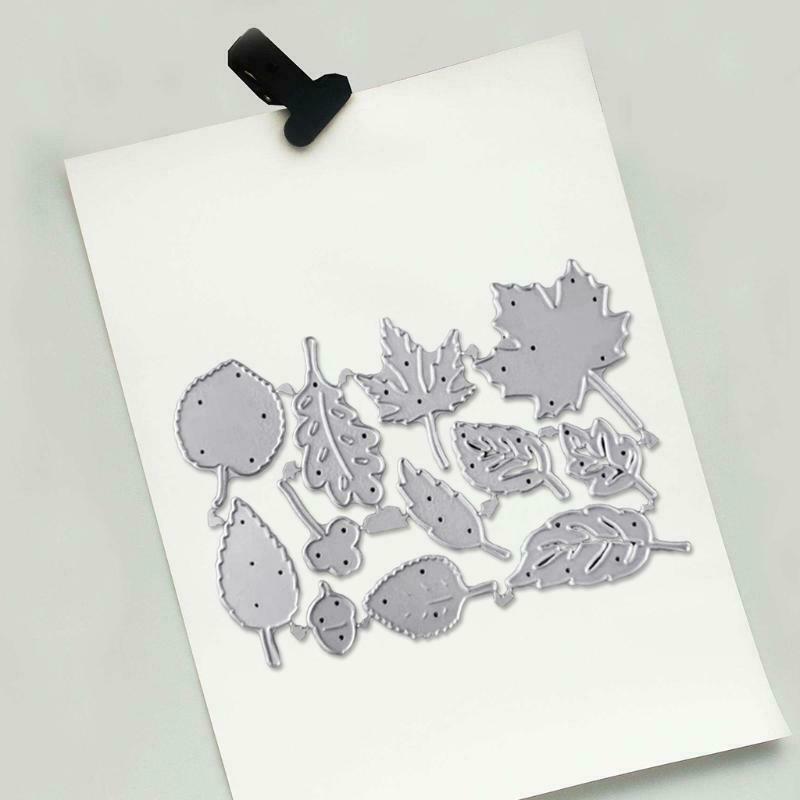 Thanksgiving Maple Leaf Metal Cutting Dies Stencil DIY Scrapbooking Album Paper
