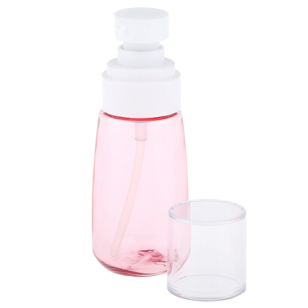 2 Pieces Plastic Reusable Fine Mist Sprayer Bottle for Travel Makeup Perfume