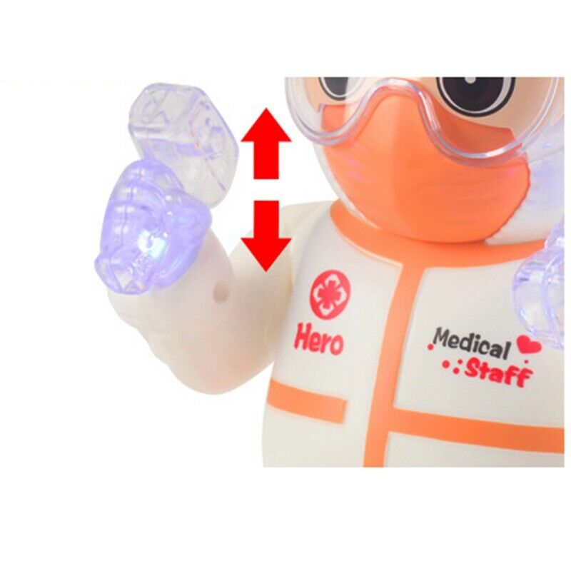 4X(Dancing Robot Electric Sound and Light Dazzling Dancing Robot Will Walk Y1H9)