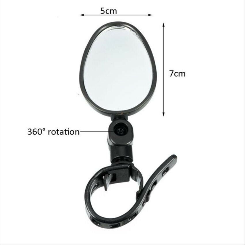 2X Mountain Mirror Adjustable for Hybrid MTB Recumbent Bike Urban Bicycle