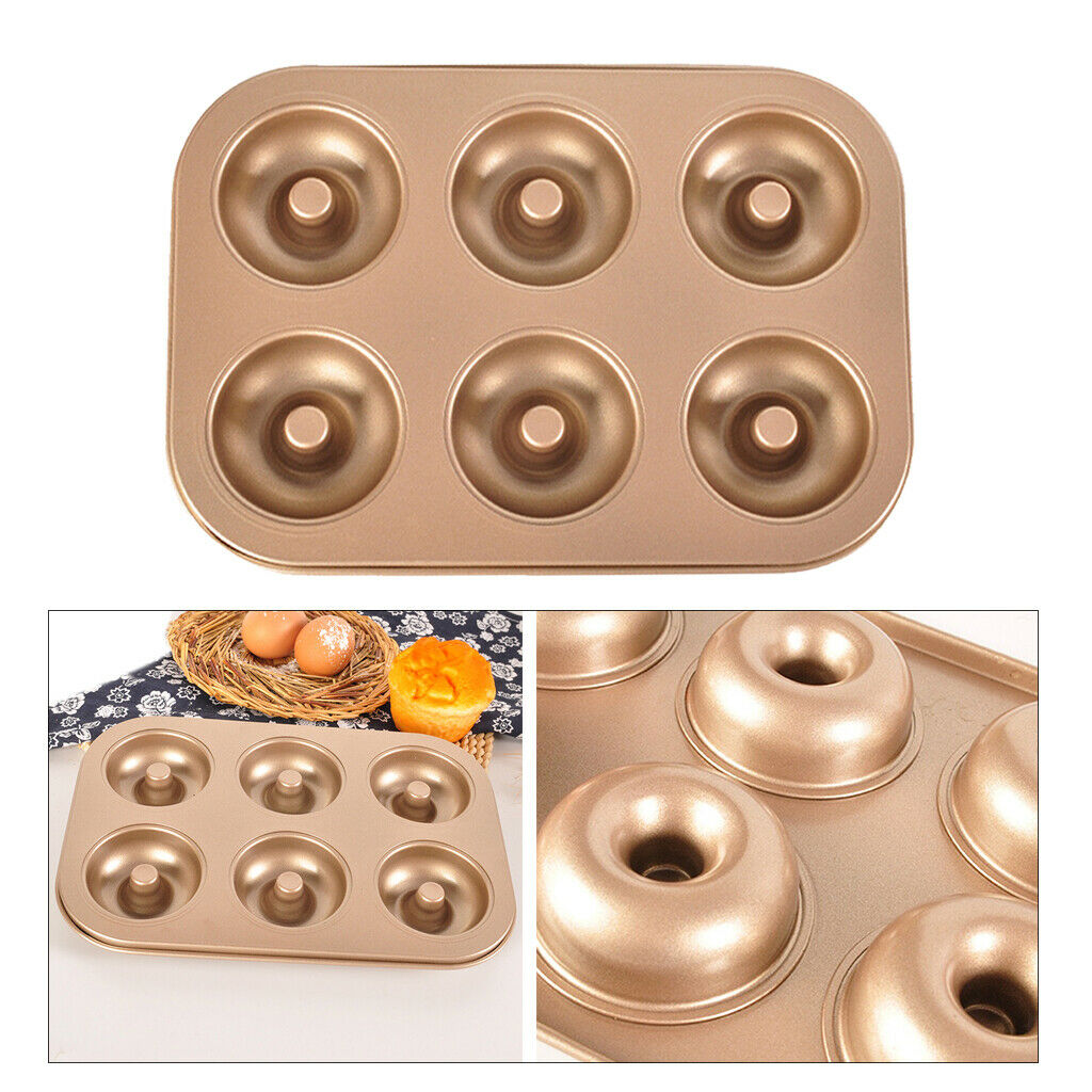 Carbon Steel Doughnut Mold Donut Mould Maker Bakeware Pan Tin Baking Tool