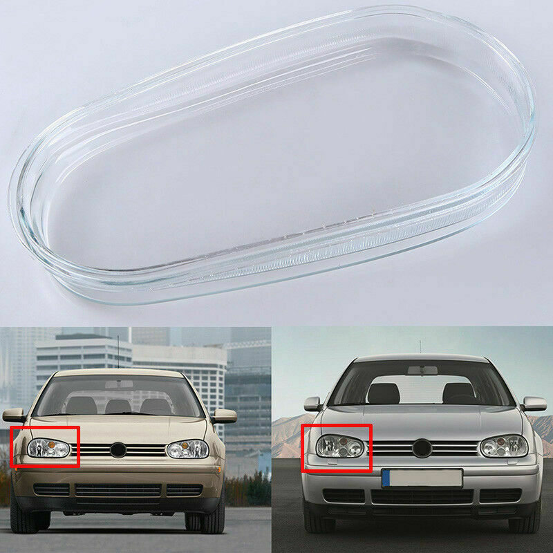 For Golf GTI 1999-05 MK4 Replacement Glass Headlight Lens Cover Right Passenger