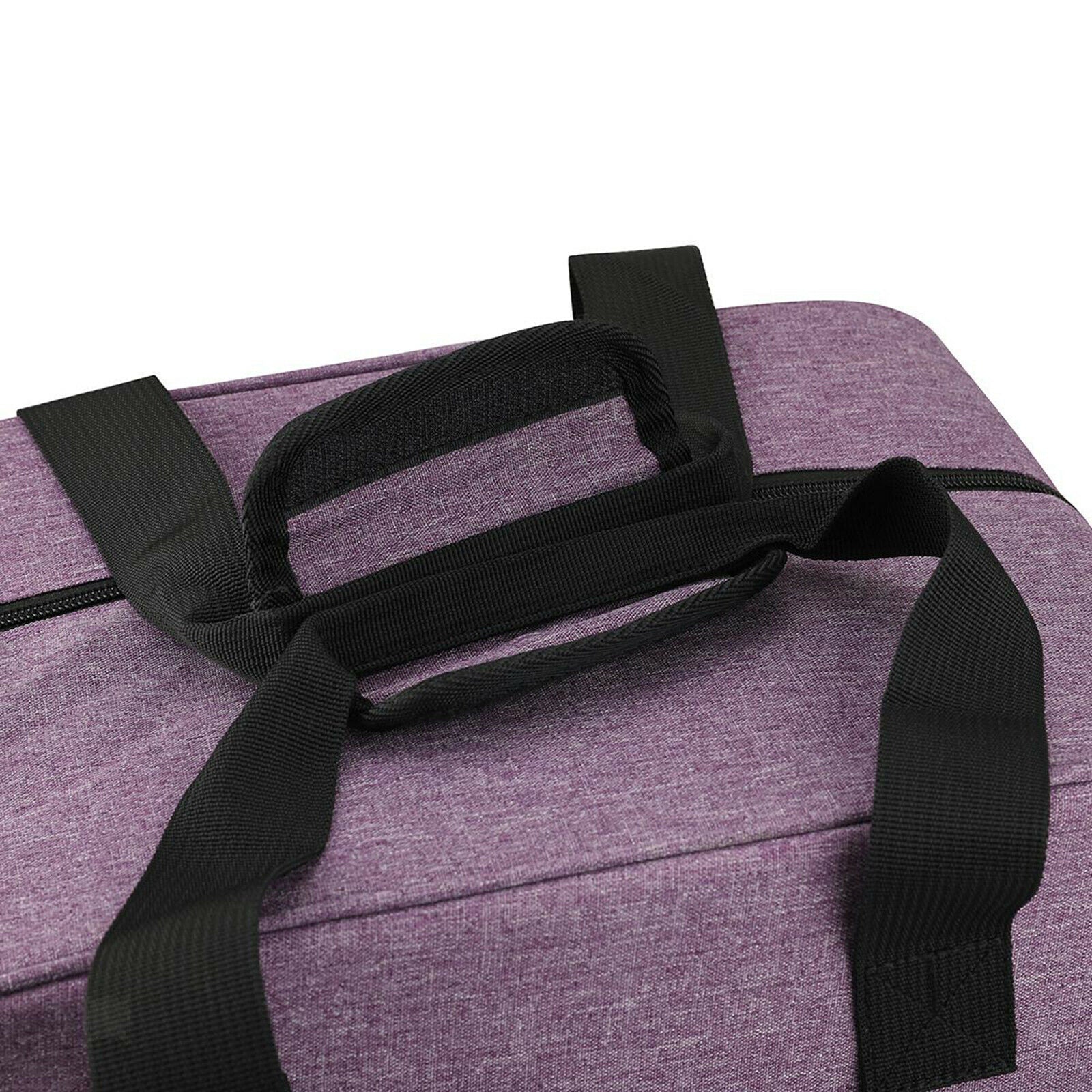 Carry Case Sewing Machine Bag with Pocket Padded Storage Handbag Portable Purple
