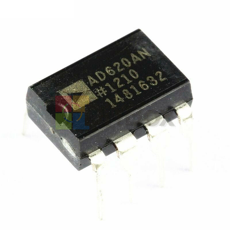 Lots 10PCS AD620 AD620AN ADI DIP-8 Instrumentation Amplifier IC