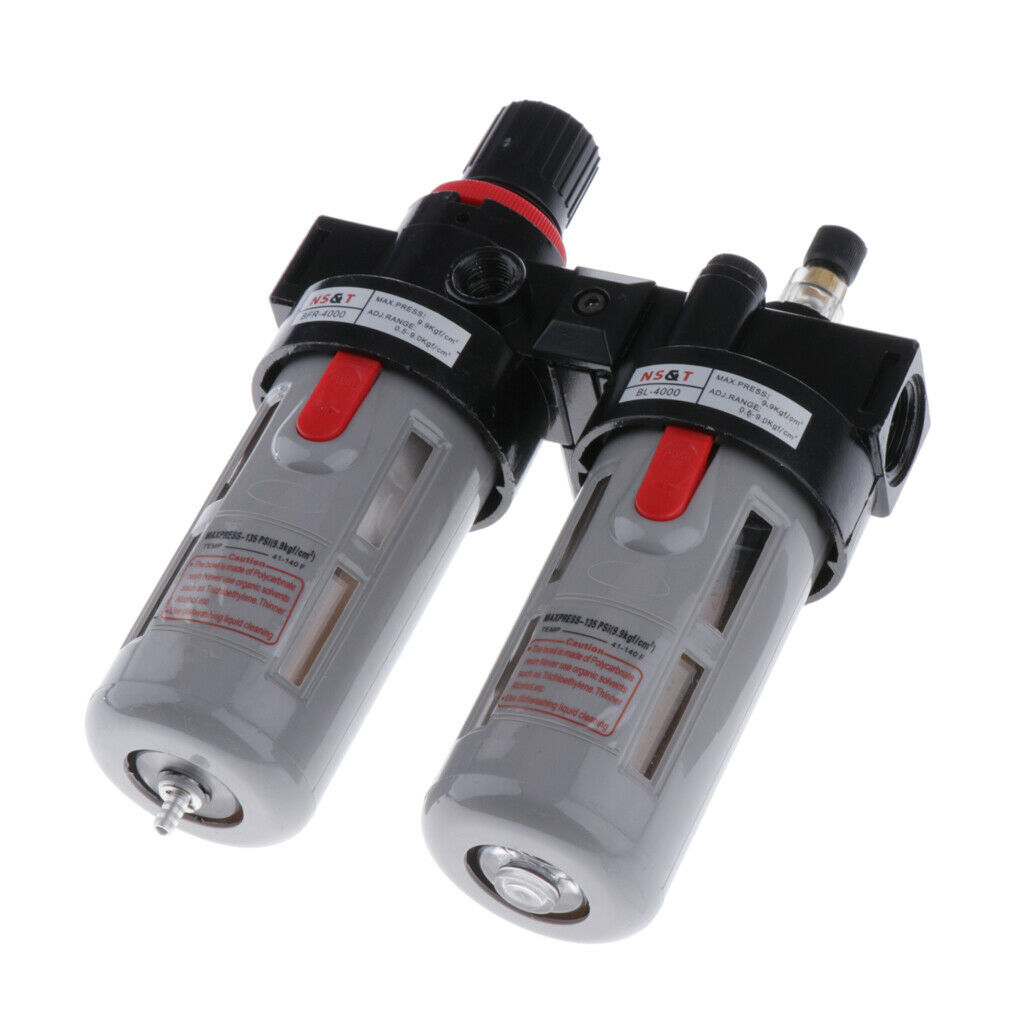 BFC4000 Pneumatic Air Compressor Source Treatment Air Pressure Regulator 1/2