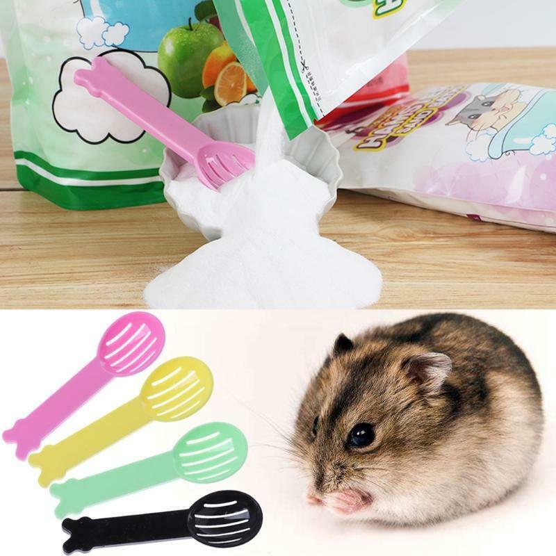 Hamster Pet Bath Spoon Small Animal Sand Spoon Hamster Guinea Pig Cleaning Tool