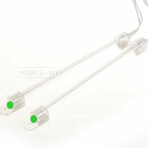 2x Green 15cm Car Auto Exterior/Interior Neon Light Lamp