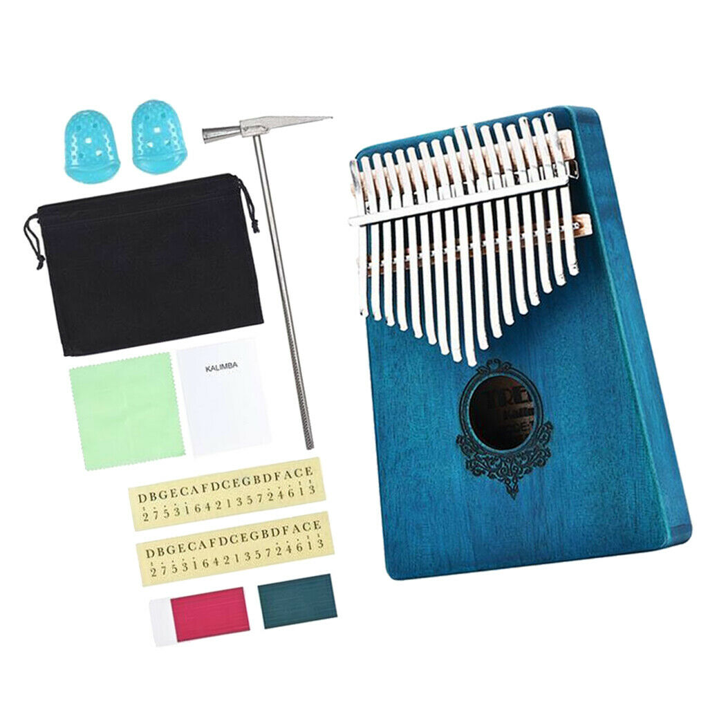 17-tone Thumb Piano Kalimba Finger Piano with Portable Bag