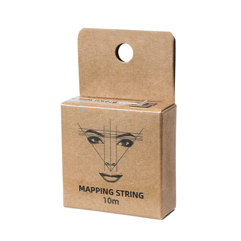 Brown Pre-Inked Mapping Thread Strings Pigment String Tattoo Eyebrow Perman XC
