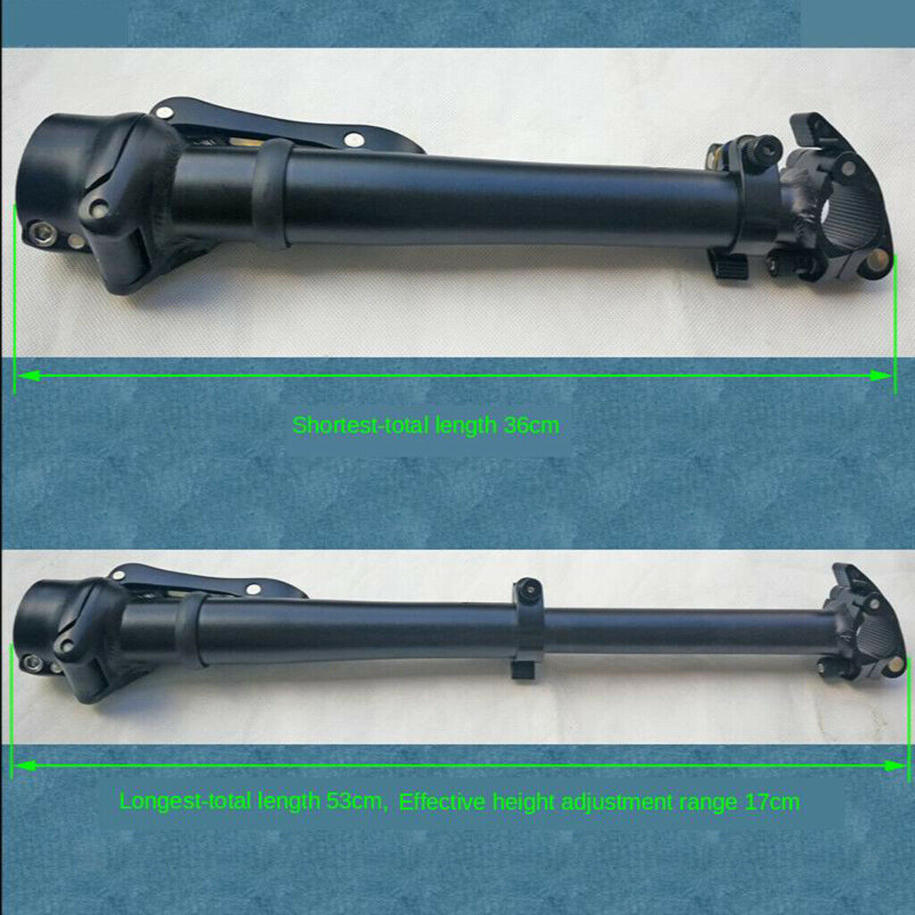 Folding bicycle handlebar stem 25.4mm quick release folding bike riser stem tube