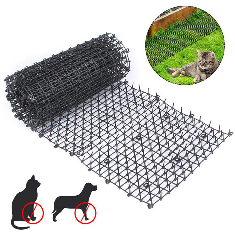 2Pcs Garden Prickle Strip Cat Repellent Deterrent Spike Anti-Cat Dog Suppl WLDF