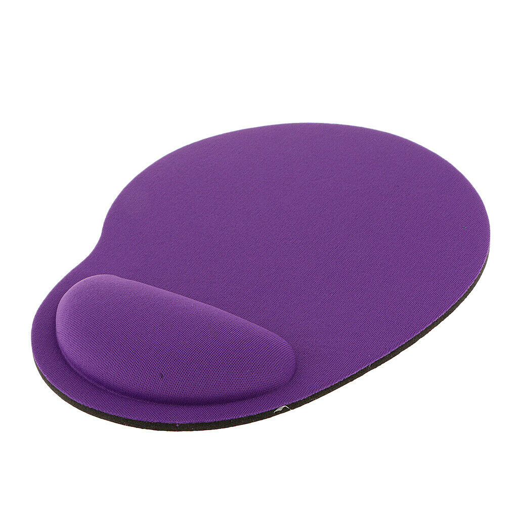4Pcs Desktop NoteBook Purple Rest Support Mouse Game Pad Gel Funny