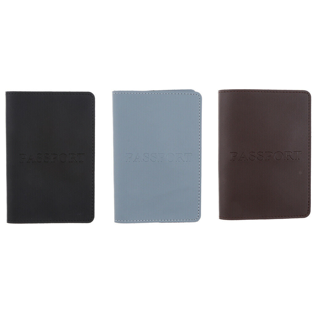 Passport Travel Leather Organizer holder Card Case Protector Cover Wallet