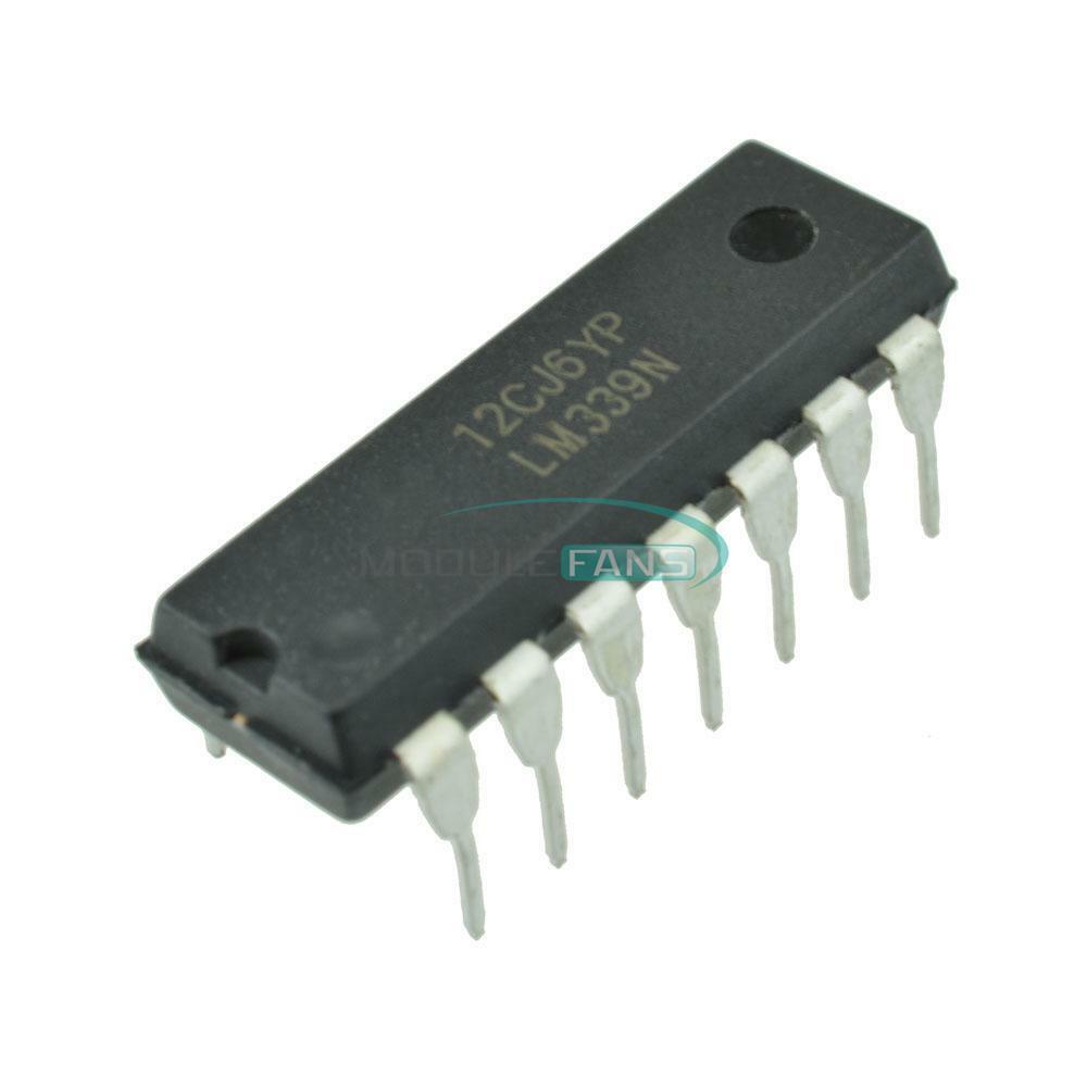 20PCS IC LM339N LM339 DIP LOW POWER Quad Voltage Comparator