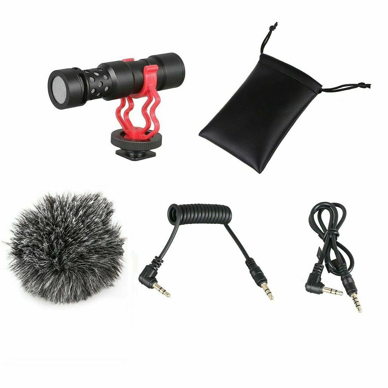 Microphone External Stereo Mic For Canon Nikon DSLR Camera