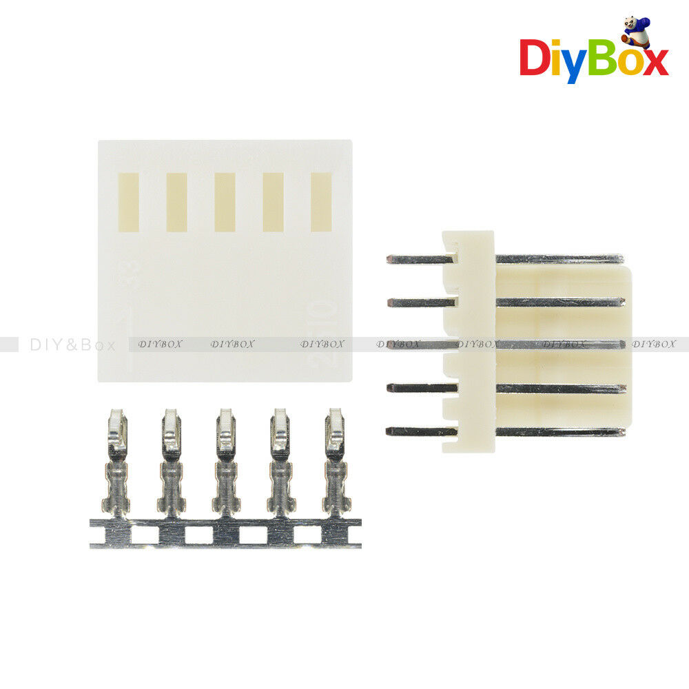 10PCS KF2510-5P 2.54mm Pin Header+Terminal+Housing Connector Kits 5P KF2510
