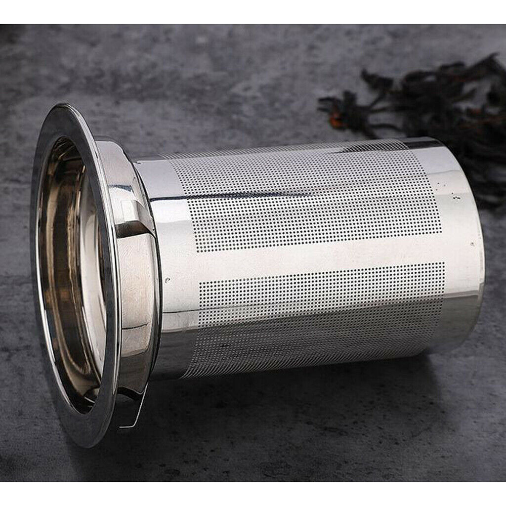 Stainless Steel Teapot Loose Tea Leaf Infuser Tea Pot Coffee Hot Water Pot 1L
