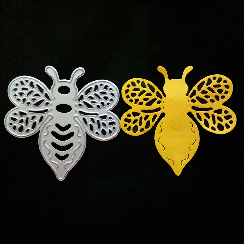 Vivid Bee-shaped Cutting Dies Stencil For Scrapbooking Album Paper Card C.l8