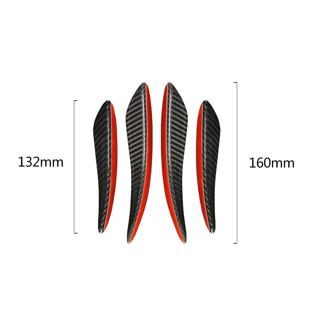 Decorate Black Carbon Fiber Body Kit Front Bumper Spoiler Canard Lip For BMW