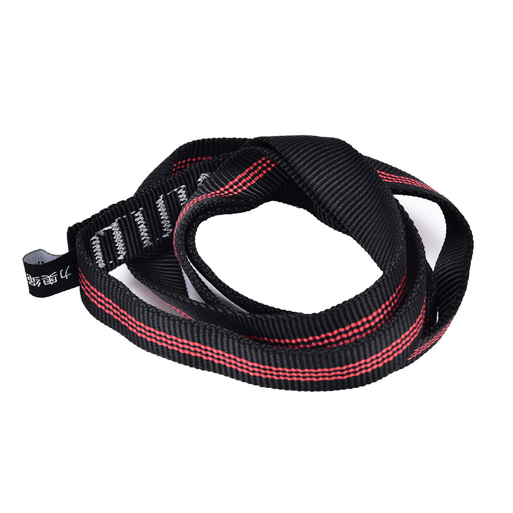 25KN Safety Rock Tree Climbing Express Quickdraw Sling Webbing Rope StrapC.l8