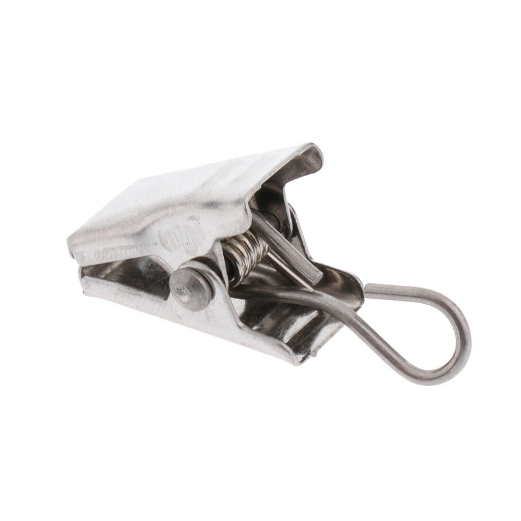 10Pcs Window Curtain Clips with Hook Slider Hanger Clips Panel Clamps 30mm