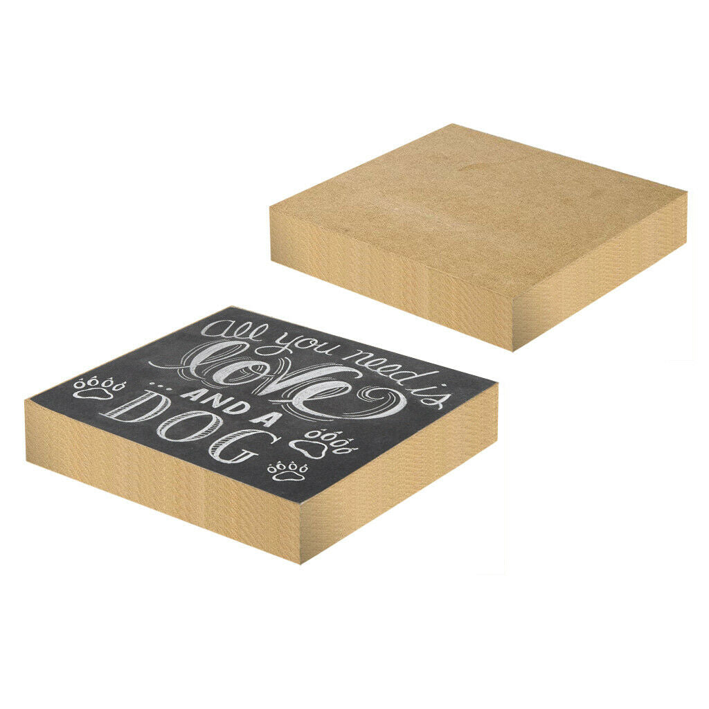 Wooden Stand LOVE DOG Wedding Photo Board Plaque Sign Venue Decoration